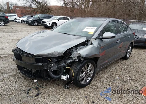 2018 Hyundai Elantra Value Edition from USA, damaged, VIN KMHD84LFXJU575651